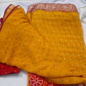 Saree for Women Blouse size 42.