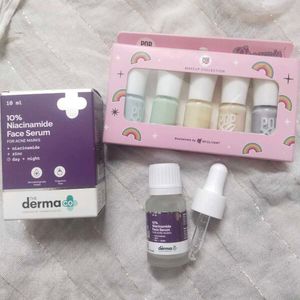 Combo Pack 2 Derma Niacinamide Serum & Nail Enamel