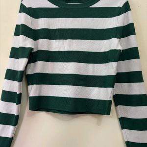 Zara Stripped Crop Top