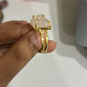 Handmade Raw Stone Ring