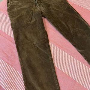 Brown Cotrise Pant