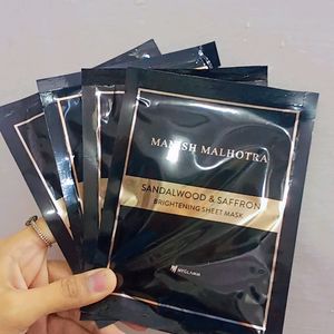 Myglamm Manish Malhotra Brightening Sheet Masks