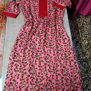 Floral Print Kurta