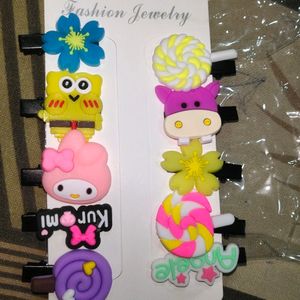 Very Pretty Girls Hair Pins Set Of 10