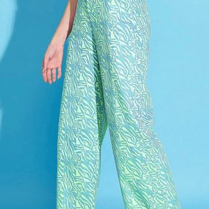 Sassafras Abstract Printed Cotton Trousers