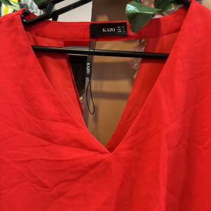 Kazo Brand New Red Hot Dress