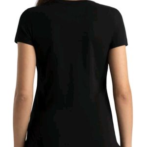 Van Heusen Black Print Top(Women)