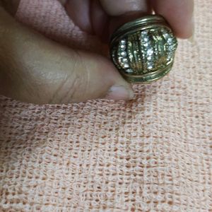 Vintage Style ANTI TURNISH BRASS Finish Ring