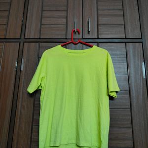 T Shirt Neon green color