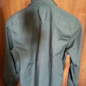 H&M Slim Fit Shirt Olive Green