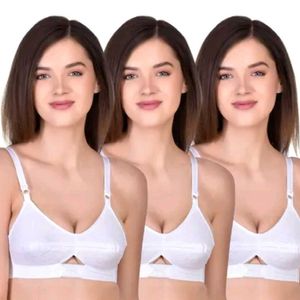 Women daily Stylish Bra Cotton Combo Pack of 6 Pc