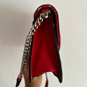 Chilli Red Branded Statement Bag