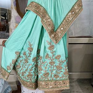 Heavy Green Saree