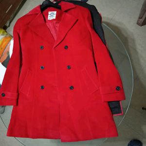 Women Red Coat