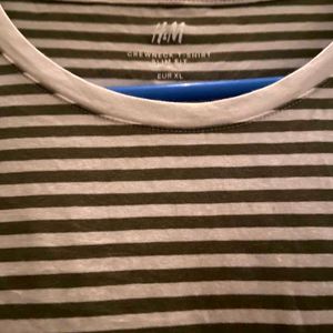 H&M Stripped tshirt