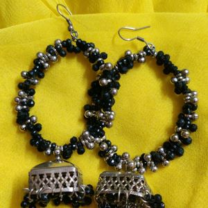 Pretty Black Big Jhumka