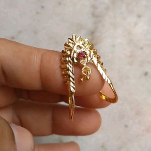 new Payal ring...gold polish colour won't be fade