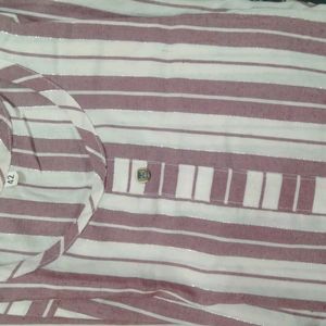 Off White Lining Kurtaset