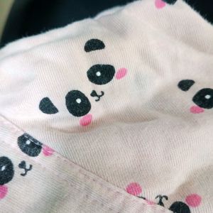 Cute Pink Panda Bra