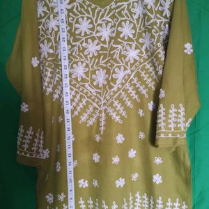 Chikankari Cotton Kurta