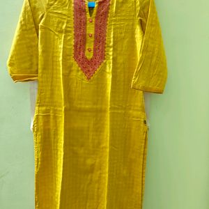 Yellow Kurti