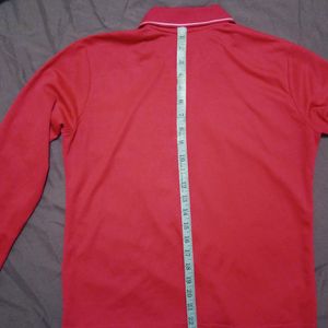 Pretty Pink Sleeve Polo Top