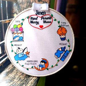 New Design Baby Foot Print Embroidery Hoop