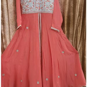 PURE CREPE ANARKALI SUIT