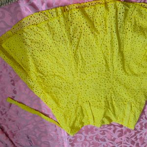 Yello Mini Skirt