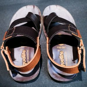 Leather Sandal For 3-4 Years Girls