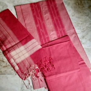 3Piece Cotton Handloom Suit Set(Unstitched)