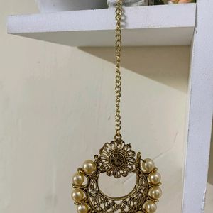 Combo Offer Pearl Chandbali Earrings with High Gol