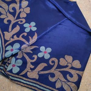 Navy Blue Saree