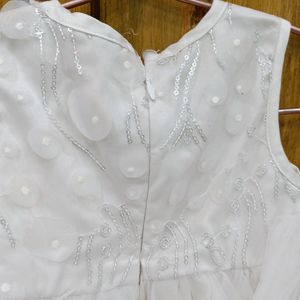 White net dress for baby girl