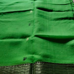 Green Pure Tant Saree💚