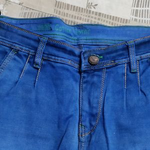 SUPERDRY Blue Rough Look Jeans Size