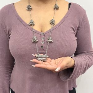 Silver Boho Trendy Neck Piece