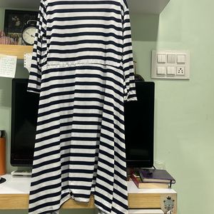 Stylish Stripe Long 3/4th Sleeves Casual wear Shru