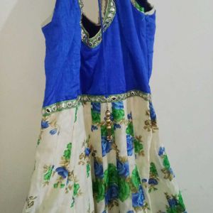 New Multi Colour Gown With Dupatta