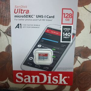 SanDisk Memory Card Ultra 128Gb New💯Sealed Pack