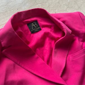 Custom Hot Pink Blazer By Ankita Bajaj Label