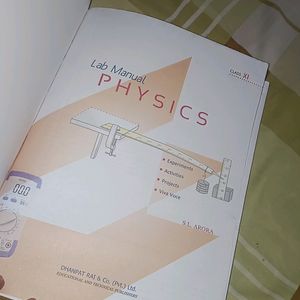 Physics Class 11th SL Arora Lab Manual