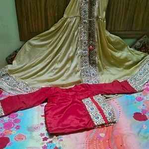 Full Flare Kalidar Gown 3 Piece Suit