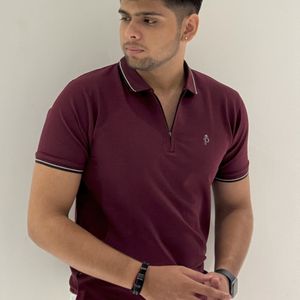 Brand New Polo Neck Cotton Tshirt For Men