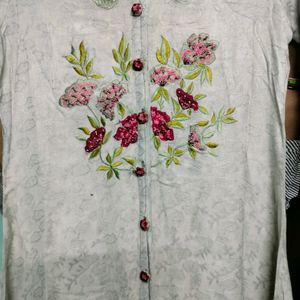 Branded Embroidered Kurti
