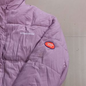 Pink Puffer Hood