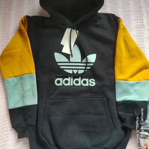 Men's Kangaroo pocket hoodie Adidas Logo Printed