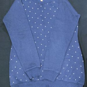 Polka Dot Sweatshirt For Women