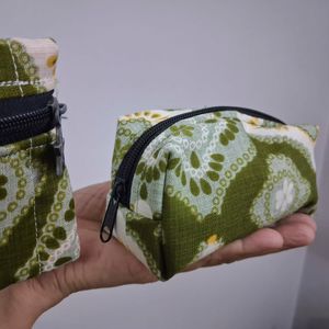 Set of 2 Handmade Pouches