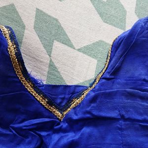 Kanchi Pattu Pavada With Blouse